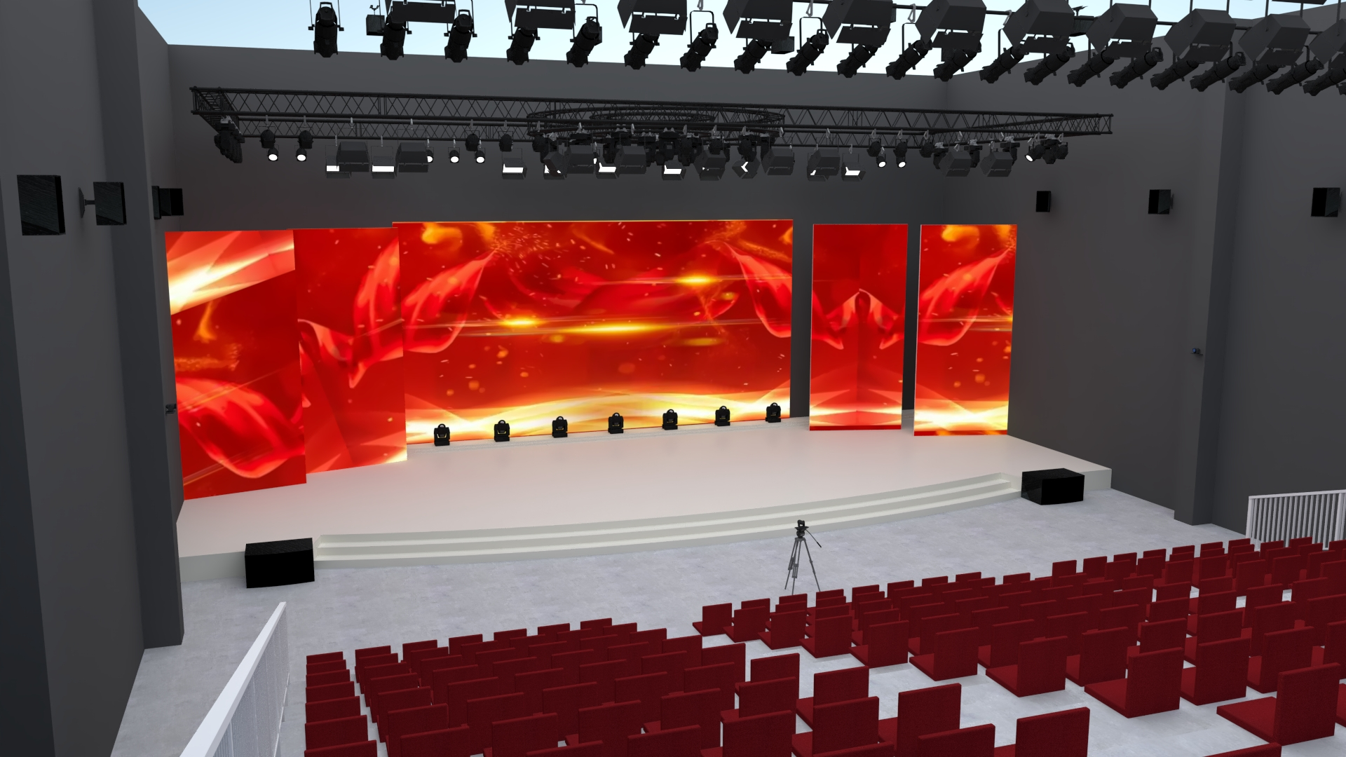 廣播級演播大廳（400-600m2）