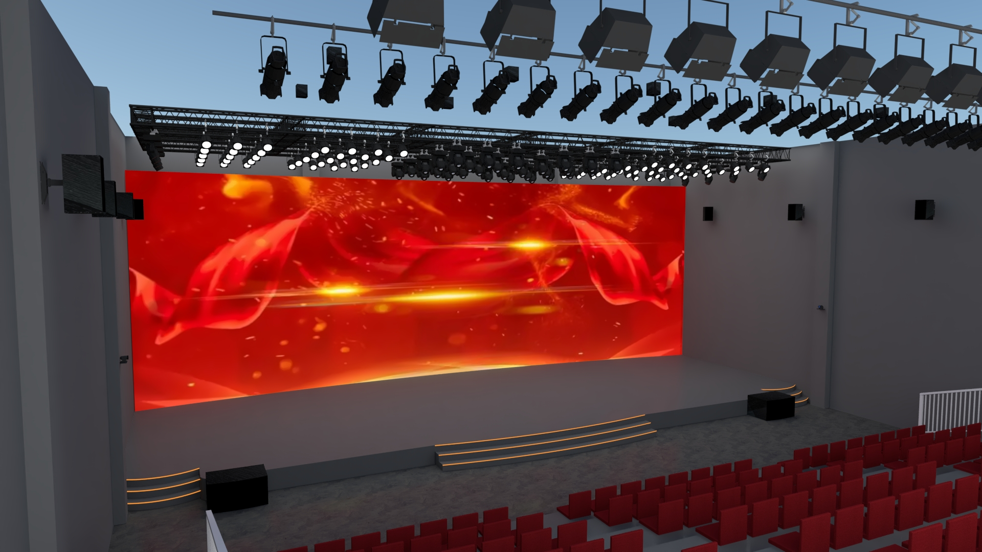 廣播級演播大廳（250-400m2）