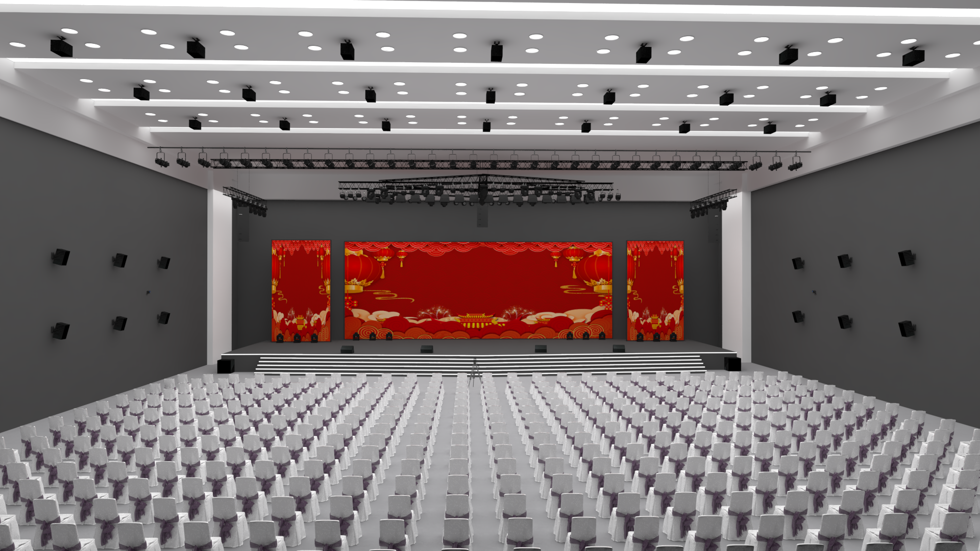 室內大型演出（800m2以上）