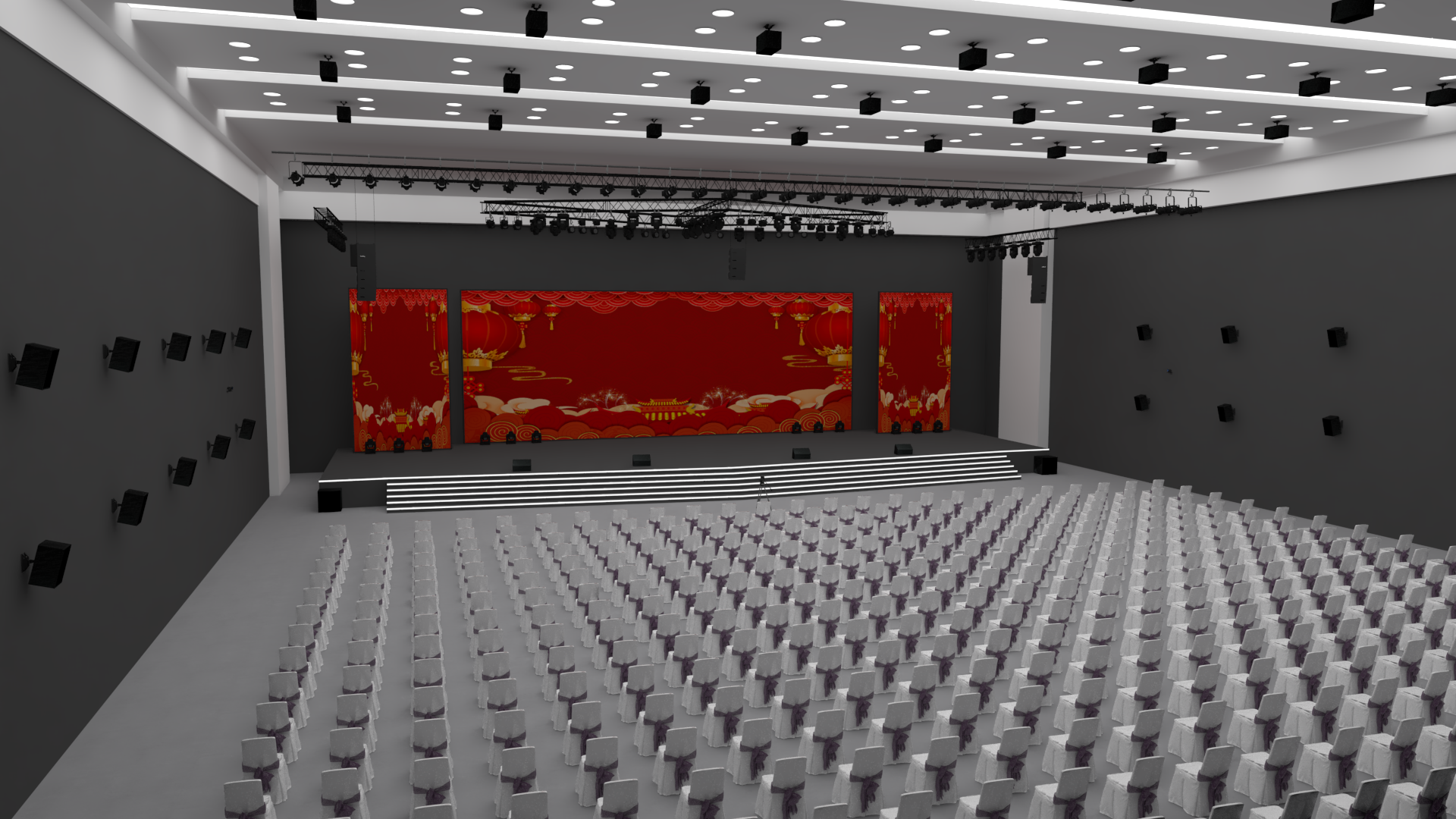 室內大型演出（800m2以上）