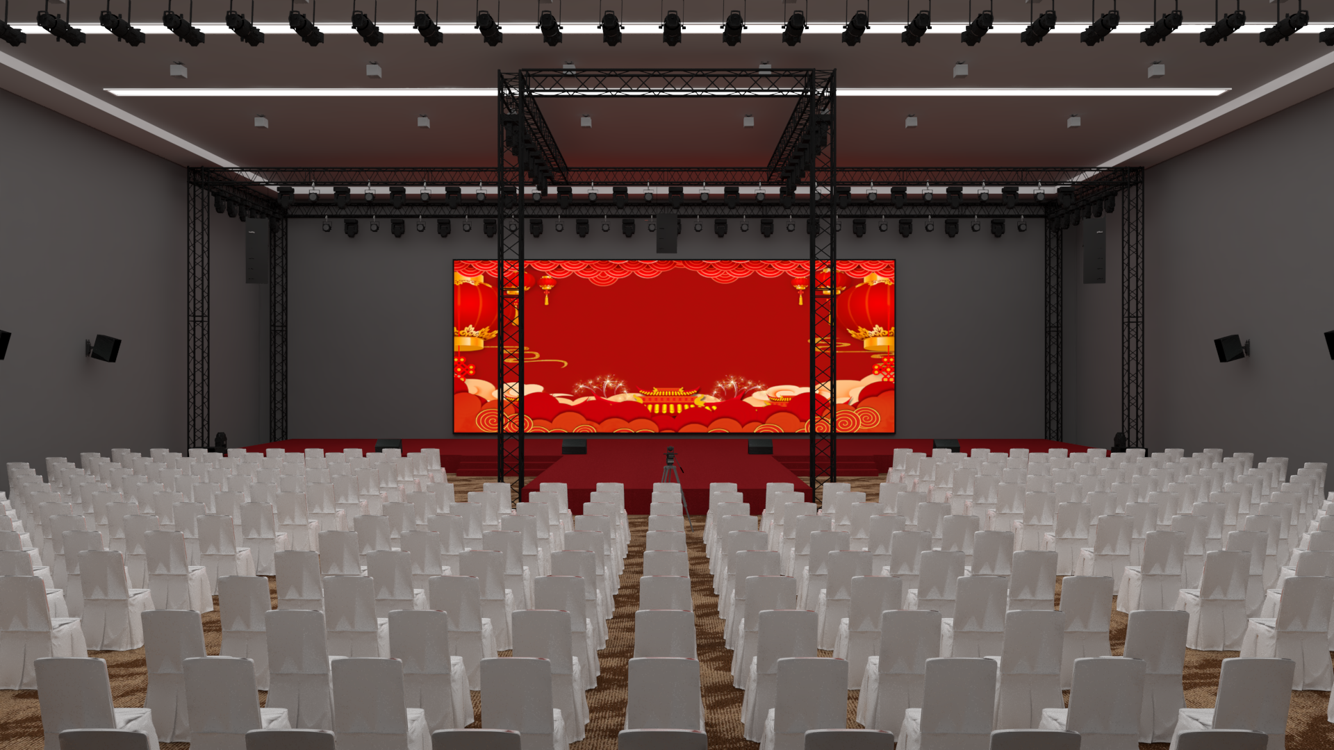 室內大型演出（600-800m2）