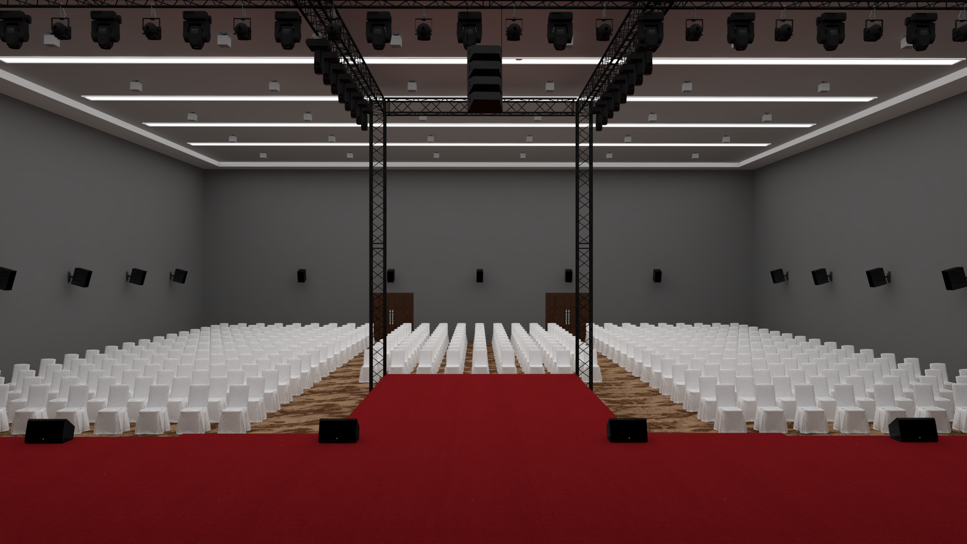 室內大型演出（600-800m2）