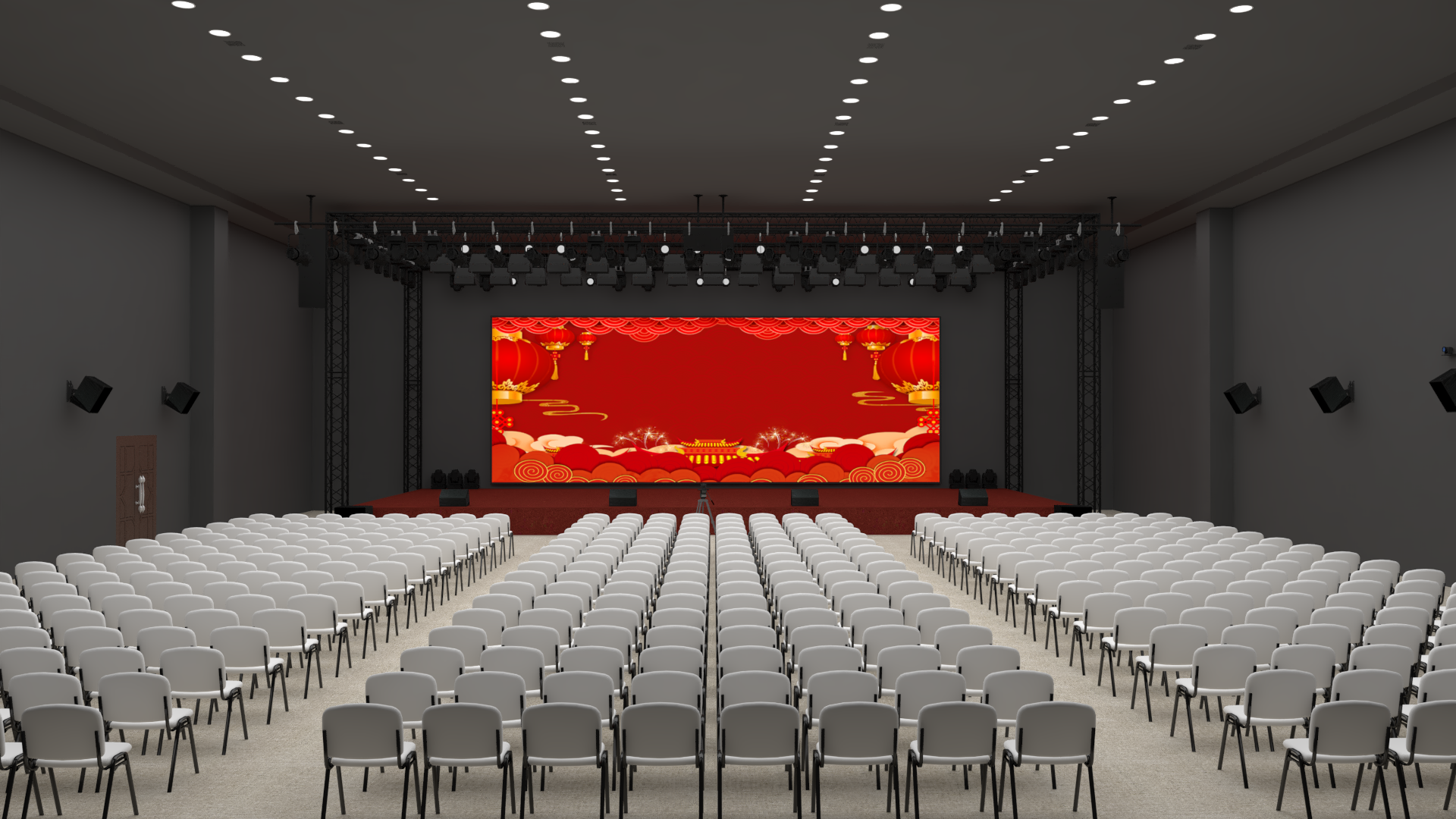 室內大型演出（400-600m2）