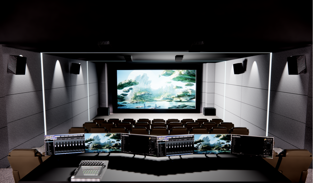 電視臺全景聲LED直視顯示審片室（80m2以上）