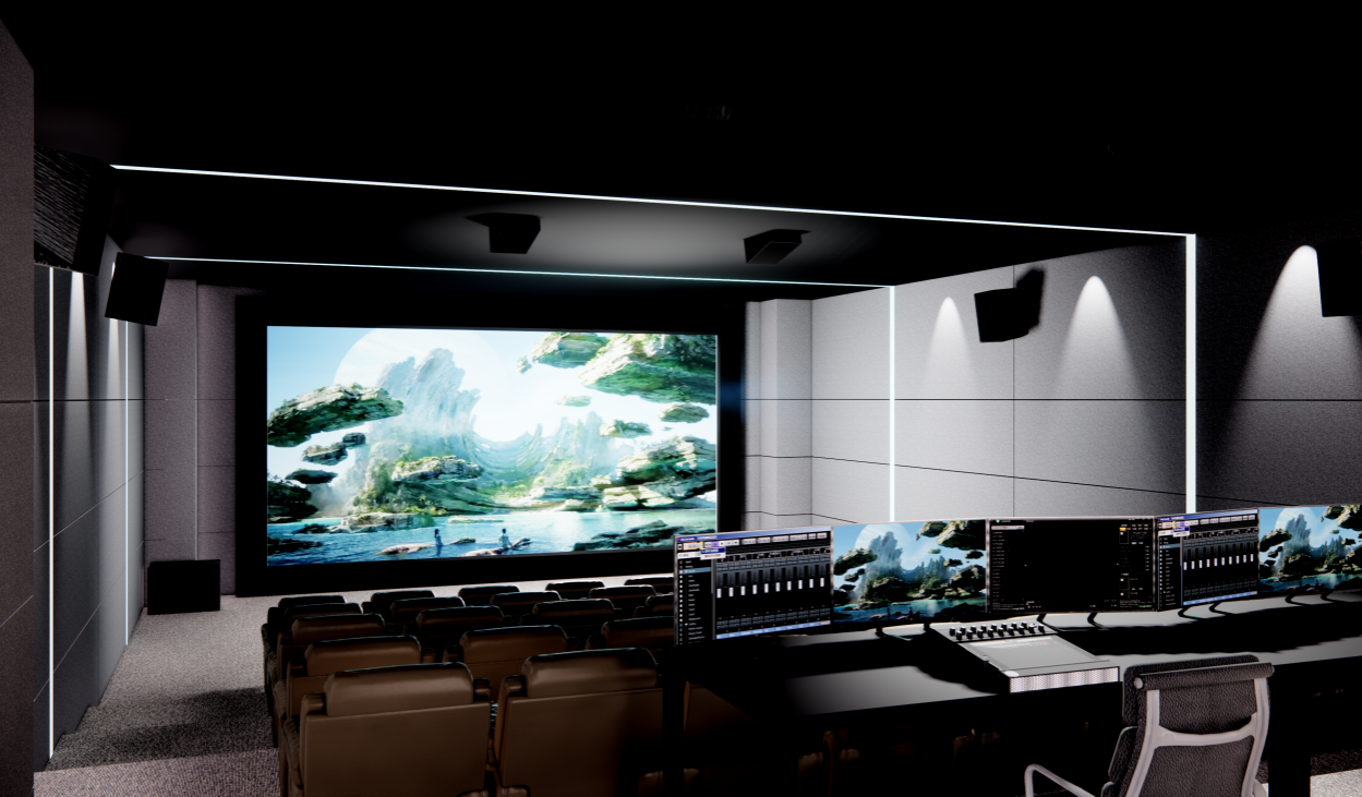 電視臺全景聲LED直視顯示審片室（80m2以上）