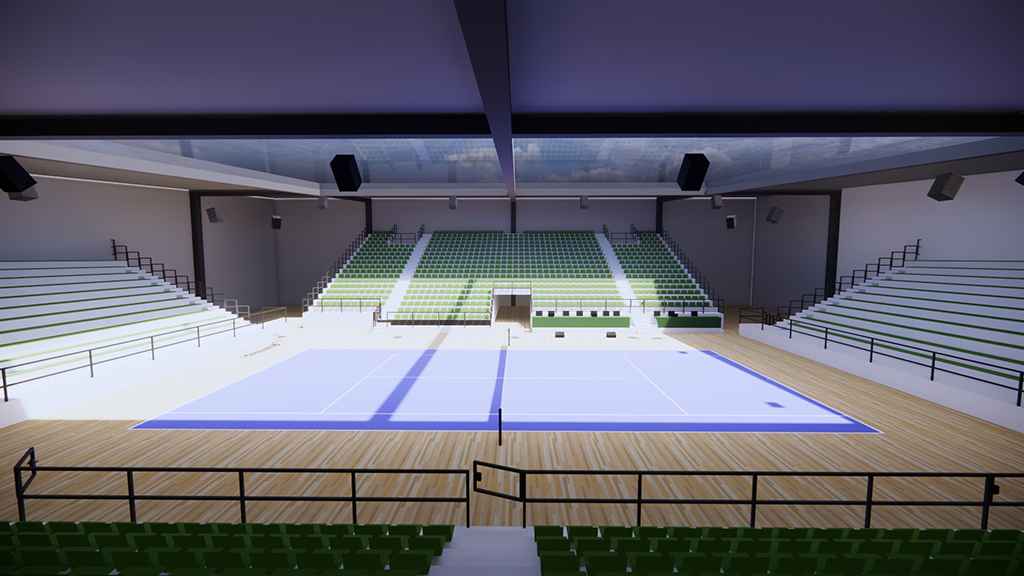 室內(nèi)體育館（網(wǎng)球場）