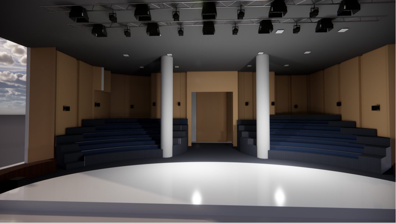 電視臺沉浸聲演播室（高）