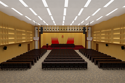 人大、政協(xié)表決會(huì)議室報(bào)告廳（550-750m2）