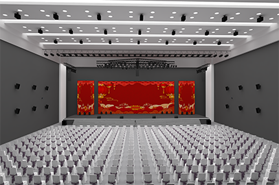 室內(nèi)大型演出（800m2以上）